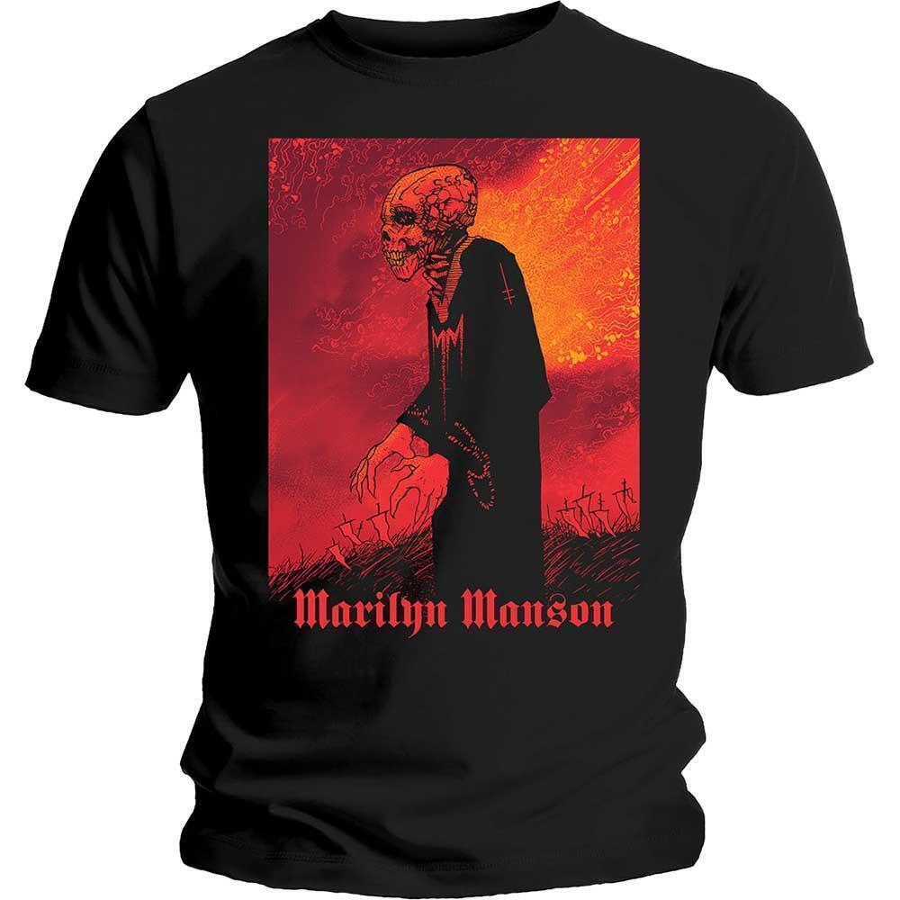 Marilyn Manson Unisex T Shirt Mad Monk